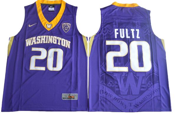 Men's Washington Huskies #20 Markelle Fultz Purple College Basketball 2017 Nike Swingman Stitched NCAA Jersey