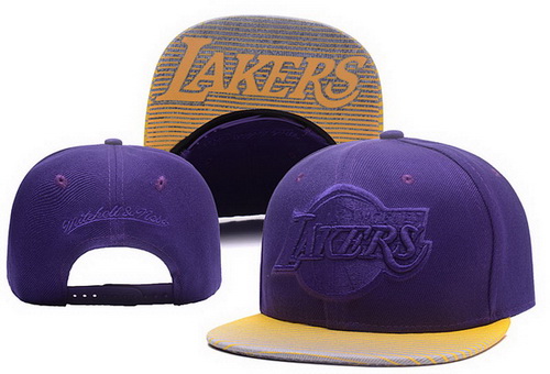NBA Los Angeles Lakers Snapback Ajustable Cap Hat XDF 04-11_26