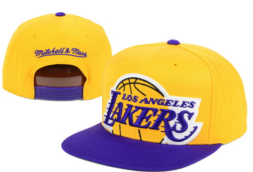 NBA Los Angeles Lakers Snapback Ajustable Cap Hat XDF 04-11_25
