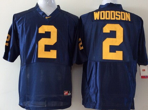 Youth Michigan Wolverines #2 Charles Woodson Navy Blue Stitched NCAA Nike College Football Jersey