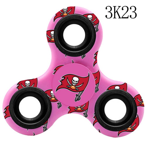 TAMPA BAY BUCCANEERS Pink Logo Three-Way Fidget Spinner III - 3K23