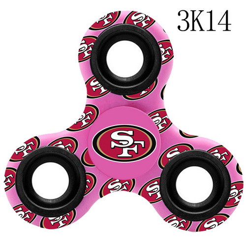 San Francisco 49ers Pink Logo Three-Way Fidget Spinner III - 3K14