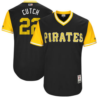 Men's Pittsburgh Pirates Andrew McCutchen Cutch Majestic Black 2017 Players Weekend Authentic Jersey