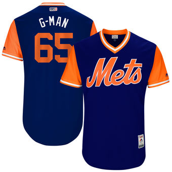 Men's New York Mets Robert Gsellman G-Man Majestic Royal 2017 Players Weekend Authentic Jersey