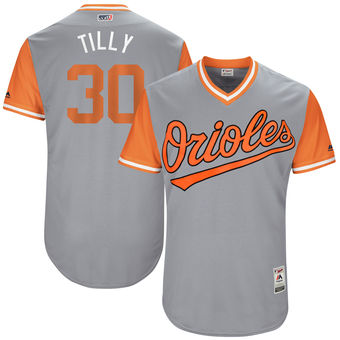 Men's Baltimore Orioles Chris Tillman Tilly Majestic Gray 2017 Players Weekend Authentic Jersey