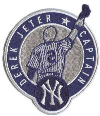 New York Yankees Derek Jeter Retirement Captain Patch