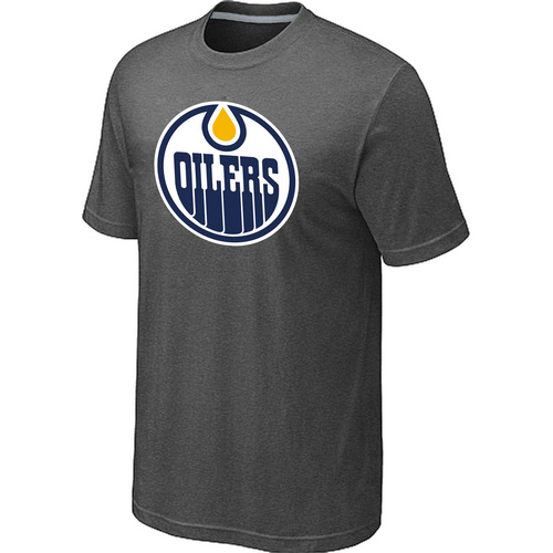 NHL Edmonton Oilers Big & Tall Logo D.Grey T-Shirt
