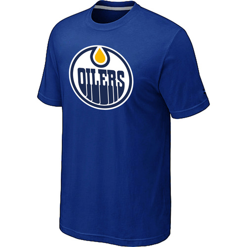NHL Edmonton Oilers Big & Tall Logo Blue T-Shirt