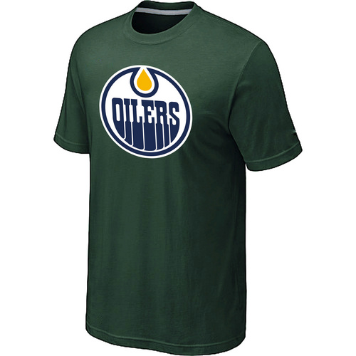 NHL Edmonton Oilers Big & Tall Logo D.Green T-Shirt