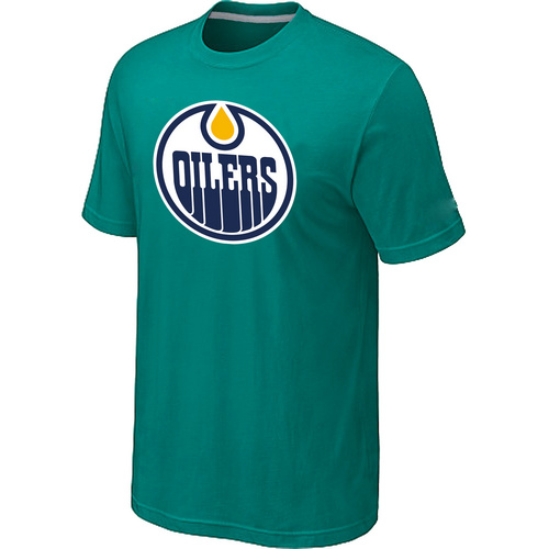 NHL Edmonton Oilers Big & Tall Logo Green T-Shirt