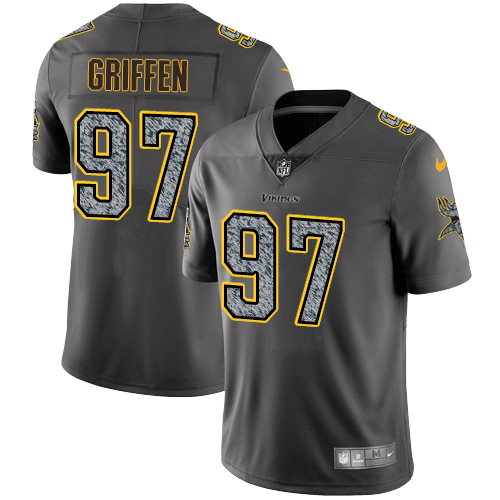 Nike Vikings #97 Everson Griffen Gray Static Men's Stitched NFL Vapor Untouchable Limited Jersey