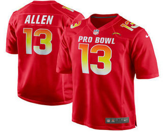 Men's San Diego Chargers #13 Keenan Allen Red 2018 Pro Bowl Stitched NFL Nike Game Jersey