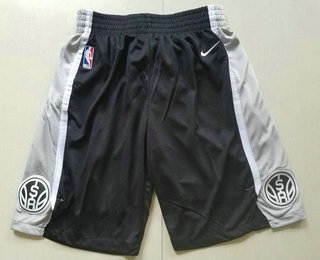 Nike San Antonio Spurs Black Swingman Shorts