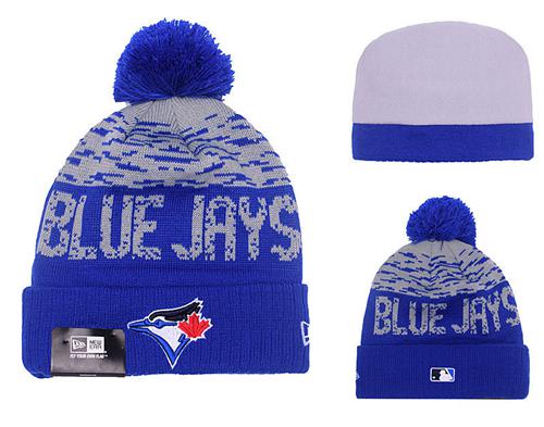 MLB Toronto Blue Jays New Era Logo Stitched Knit Beanies 001