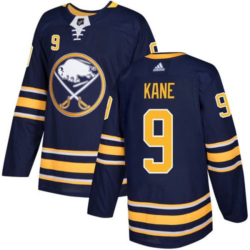 Adidas Sabres #9 Evander Kane Navy Blue Home Authentic Stitched NHL Jersey