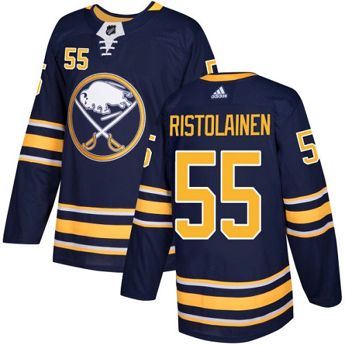 Adidas Sabres #55 Rasmus Ristolainen Navy Blue Home Authentic Stitched NHL Jersey