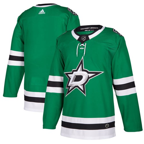 Adidas Stars Blank Green Home Authentic Stitched NHL Jersey