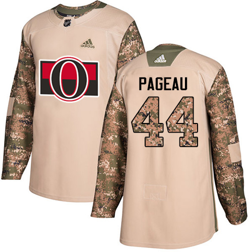 Adidas Senators #44 Jean-Gabriel Pageau Camo Authentic 2017 Veterans Day Stitched NHL Jersey