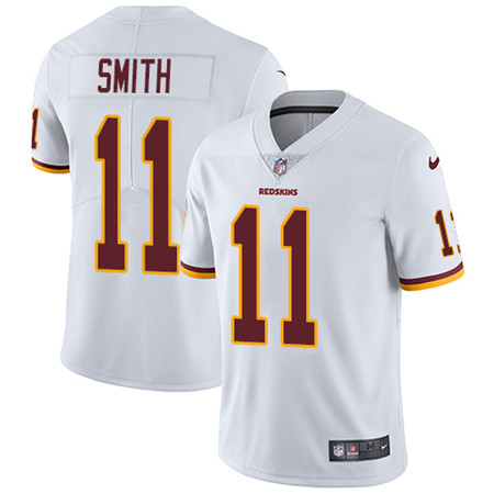Youth Nike Washington Redskins #11 Alex Smith White Stitched NFL Vapor Untouchable Limited Jersey