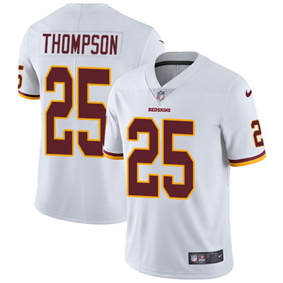 Nike Washington Redskins #25 Chris Thompson White Stitched NFL Vapor Untouchable Limited Jersey