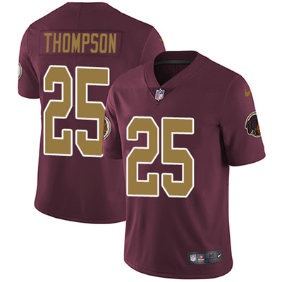 Youth Nike Washington Redskins #25 Chris Thompson Burgundy Red Alternate Stitched NFL Vapor Untouchable Limited Jersey