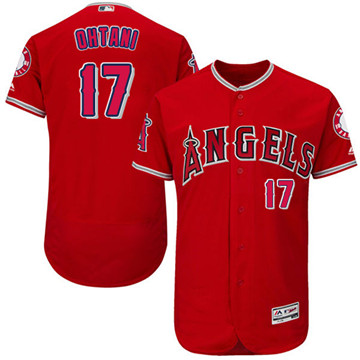 Shohei Ohtani Los Angeles Angels Baseball Stitched Jersey Mens #17