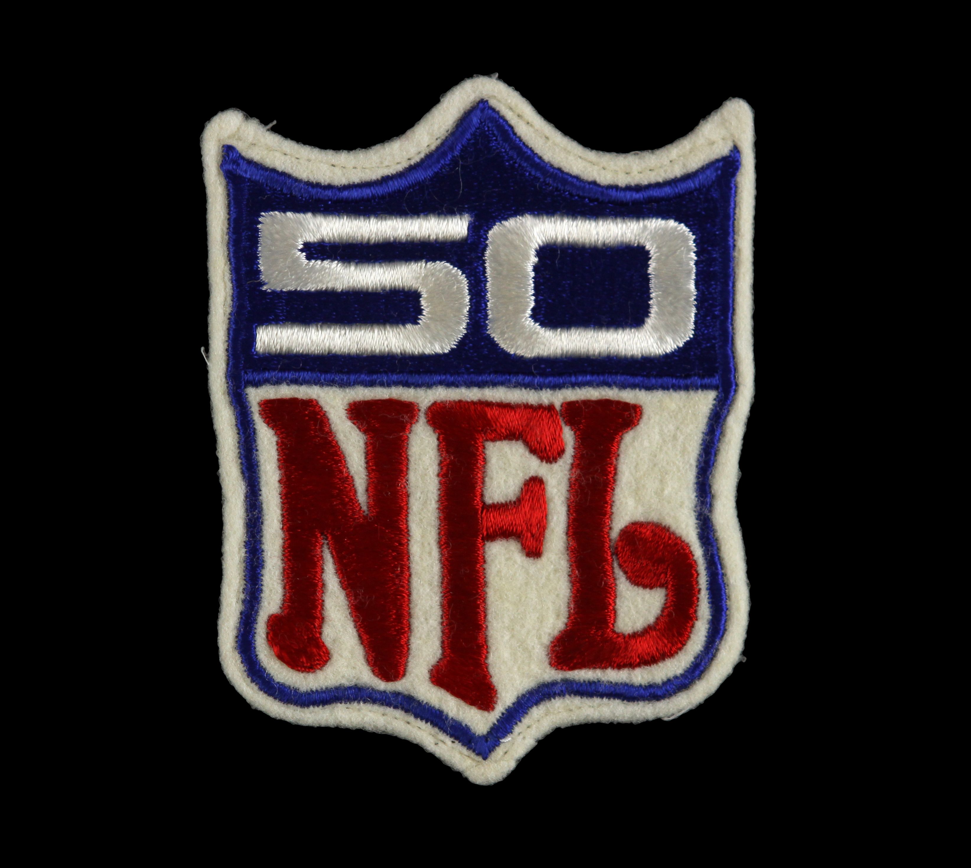 NFL 50th Anniversary patch