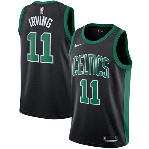 Nike Boston Celtics #11 Kyrie Irving Black NBA Swingman Statement Edition Jersey