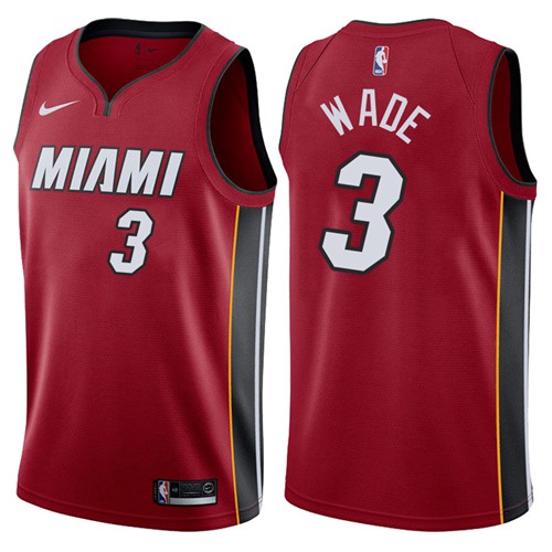 Nike Miami Heat #3 Dwyane Wade Red NBA Swingman Statement Edition Jersey