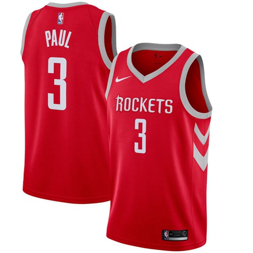 Nike Houston Rockets #3 Chris Paul Red NBA Swingman Icon Edition Jersey