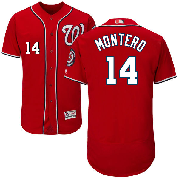 Washington Nationals #14 Miguel Montero Red Flexbase Authentic Collection Stitched MLB Jersey