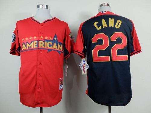 Seattle Mariners #22 Robinson Cano 2014 All-Star Red Jersey