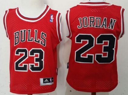 Chicago Bulls #23 Michael Jordan Red Toddlers Jersey