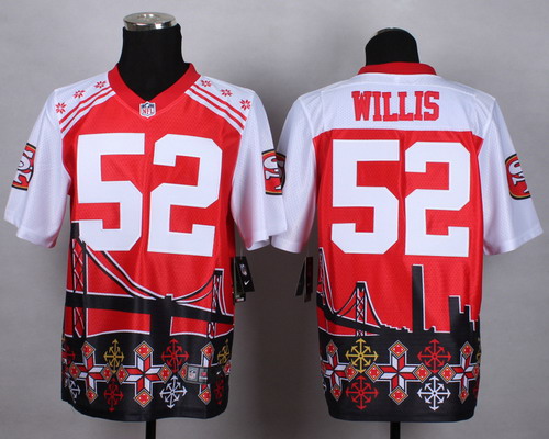 Nike San Francisco 49ers #52 Patrick Willis 2015 Noble Fashion Elite Jersey