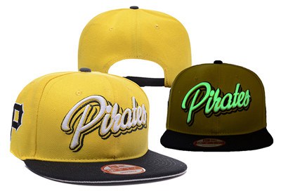 MLB Pittsburgh Pirates  Adjustable Snapback Hat YD16062715