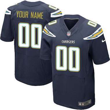 Men's San Diego Chargers Nike Navy Blue Customized 2014 Elite Jersey