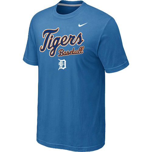 Nike MLB Detroit Tigers 2014 Home Practice T-Shirt - light Blue