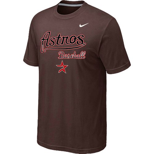 Nike MLB Houston Astros 2014 Home Practice T-Shirt - Brown