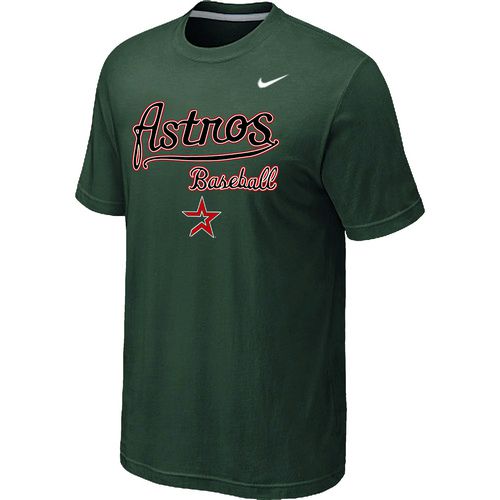 Nike MLB Houston Astros 2014 Home Practice T-Shirt - Dark Green