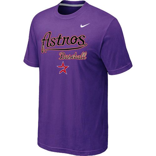 Nike MLB Houston Astros 2014 Home Practice T-Shirt - Purple