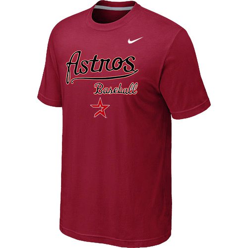 Nike MLB Houston Astros 2014 Home Practice T-Shirt - Red