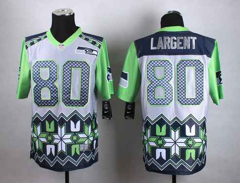 Nike Seattle Seahawks #80 Steve Largent 2015 Noble Fashion Elite Jersey