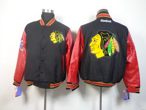 Chicago Blackhawks Blank Black Jacket