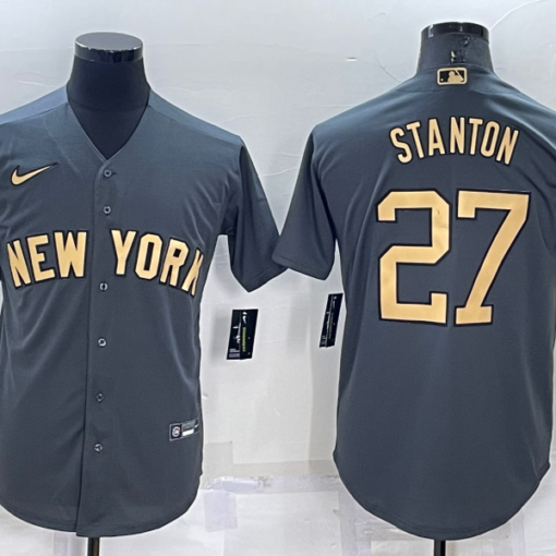 Giancarlo Stanton New York Yankees Game Used Worn Jersey 2021 6