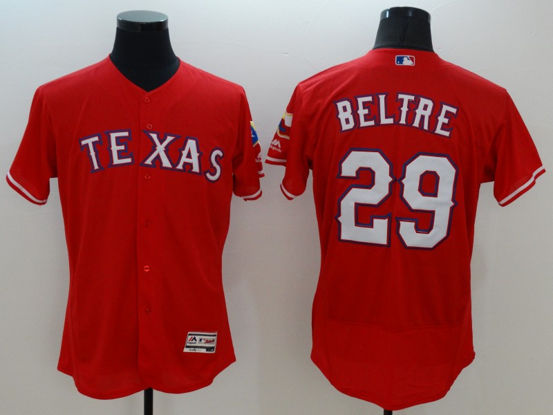 Customized Texas Rangers 29 Adrian Beltre Cool Base Baseball
