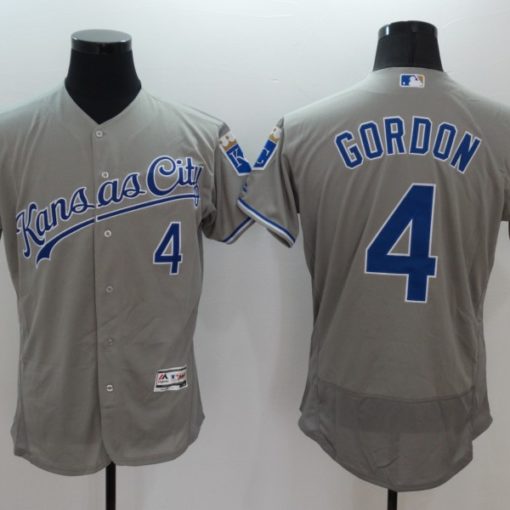 Women's Kansas City Royals #4 Alex Gordon Light Blue Jersey on