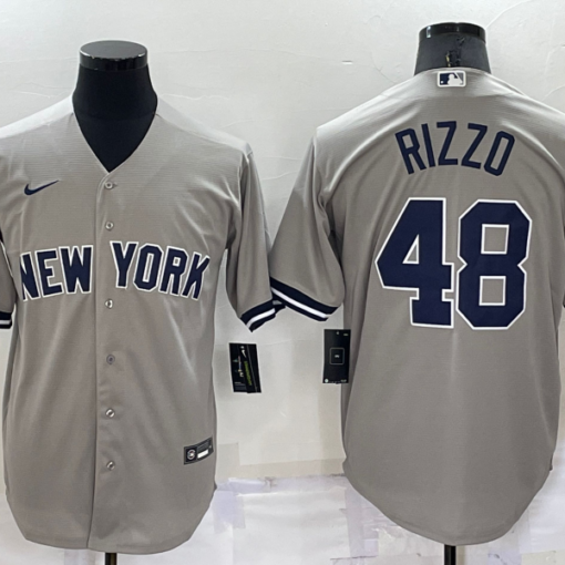 Anthony Rizzo Youth New York Yankees Road Cooperstown Collection