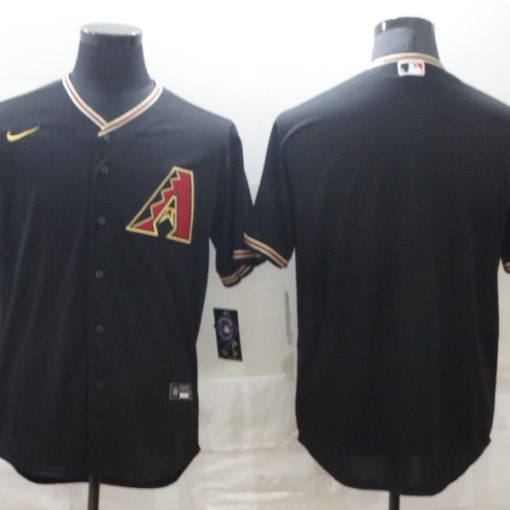 Arizona Diamondbacks Black Button-Up Baseball Jersey