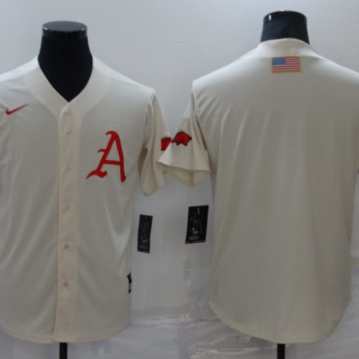 Nike: Arizona Baseball Full Button Vapor Jersey