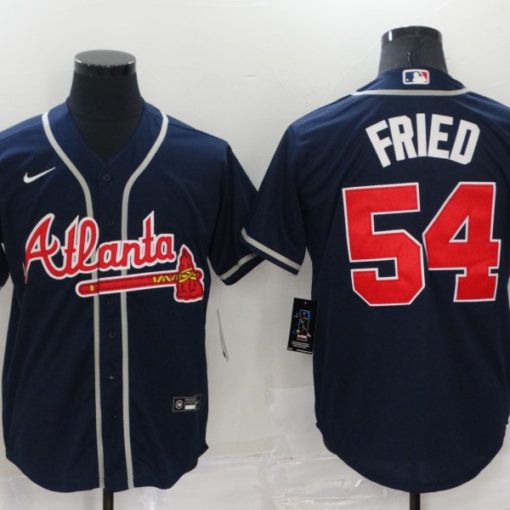 Max Fried Youth Atlanta Braves Home Jersey - White Replica